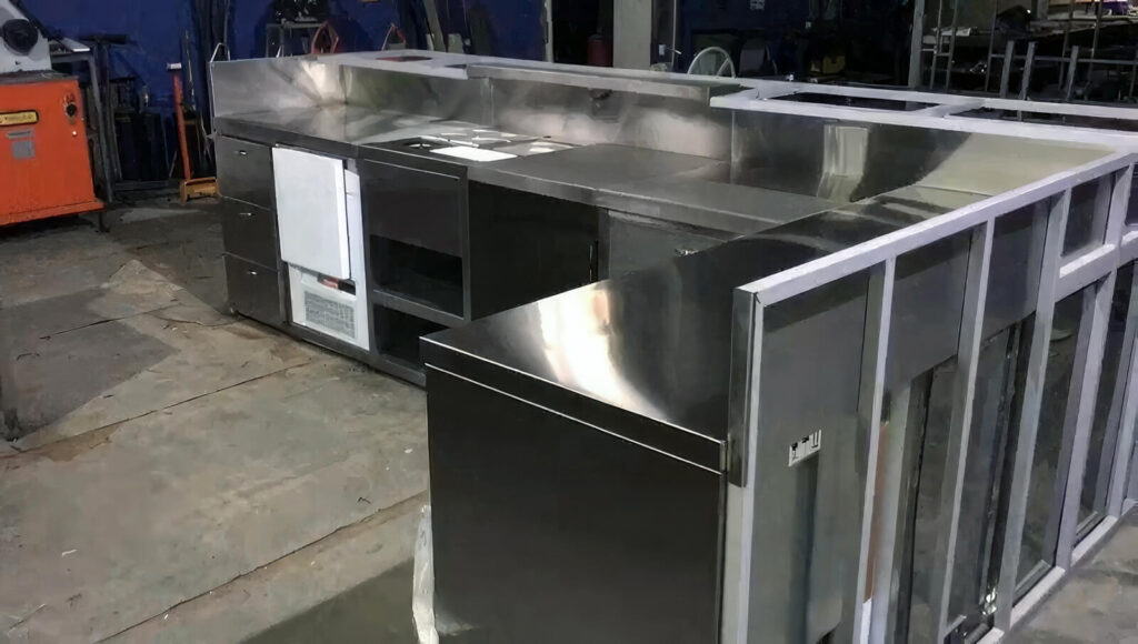 Предварительная сборка барного нейтрального оборудования